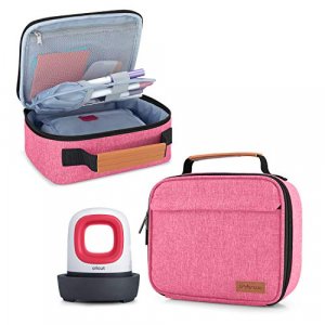 Yarwo Carrying Case Compatible with Cricut Easy Press Mini, Portable Tote Bag for Craft Tools and Accessories, Black