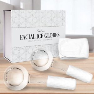 Ice Globes for Facials - Ice Globes Face Massager, Cold Globes for Facials Beauty Globes, Facial Globes, Derma Globe, Facial Glass Globes for Puffy E