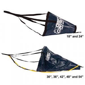 Lindy Drift Control Drift Sock Boat Bag Parachute Drift Anchor for Fishing Boat, Fisherman Series, 18