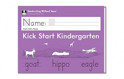 Handwriting Without Tears Kick Start Kindergarten Printing Bundle - Includes Kick Start Kindergarten Student Workbook, Teacher's Guide, and Pencils f