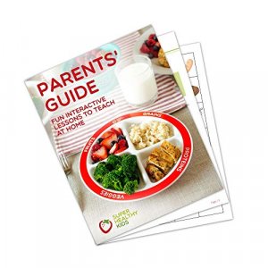 MyPlate Divided Kids Portion Plate Plus Dairy Bowl and Lesson Plan for Picky Eaters