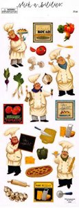 Large Stickabilities Sticker Sheet Chef Bon Appetit