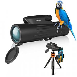 Monocular Telescope for Adults High Powered with Smartphone Adapter and Premium Tripod, Low Night Vision 10-30x42 Monoculars for Bird Watching Starga