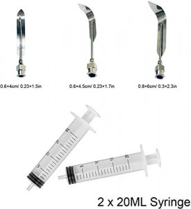 Gelatin Jelly Art Tools 3D Flower Cake Decorating Tool Set of 20 Piece DIY Needle Tips Pastry Tools