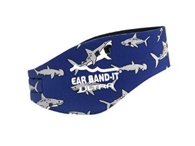 EAR BAND-IT Ultra Swimming Headband - Best Swimmer's Headband - Keep Water Out, Hold Earplugs in - Doctor Recommended - Secure Ear Plugs - Invented b