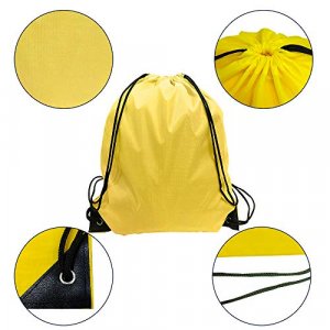GoodtoU Drawstring Backpack Bulk Cinch Bag Kids Nylon String Backpack String Bag 16 Colors