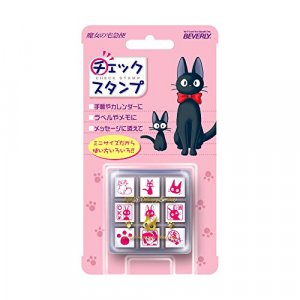 BEVERLY ENTERPRISES INC. Studio Ghibli Kiki's Delivery Service Mini Rubber Stamp Set (x9 Stamps)