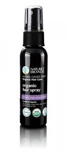 Organic Hair Spray by Herbal Choice Mari (2 Fl Oz Bottle) - No Toxic Synthetic Chemicals