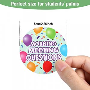 50 Morning Meeting Chips Questions Cards for Students, Classroom Questions Ideas Cards Conversation Starter for Classroom IcebreakerActivity Improv