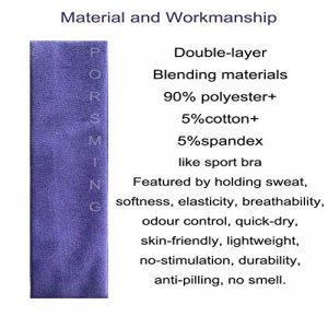 Headbands Pack of 19 PorsMing Exercise Bands Sweat Bands Hair Bands Elastic Stretch Head Wraps for Women Men Girls Yoga Workout Gym Sports Fitness No