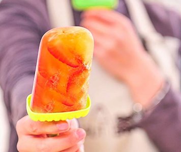 Popsicles Molds, Ozera Set of 6 Ice Pop Molds Maker, Popsicle Trays - With Funnel & Cleaning Brush