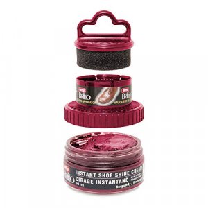 Moneysworth & Best Instant Shoe Shine Cream Kit, Burgundy, 50 ml
