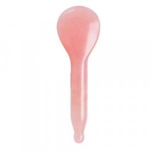 Rose Quartz Jade Spoon Roller Real Gua Sha Board Mushroom Massager Face Lifting Tool Facial Guasha Massage tool (Spoon shape)