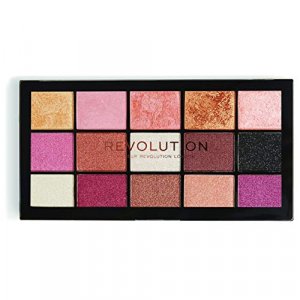 Makeup Revolution Reloaded Palette, Makeup Eyeshadow Palette, Includes 15 Shades, Lasts All Day Long, Vegan & Cruelty Free, Affection, 16.5g