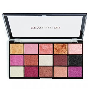 Makeup Revolution Reloaded Palette, Makeup Eyeshadow Palette, Includes 15 Shades, Lasts All Day Long, Vegan & Cruelty Free, Affection, 16.5g