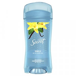 Secret Clear Gel Antiperspirant and Deodorant, Vanilla (Pack of 2)