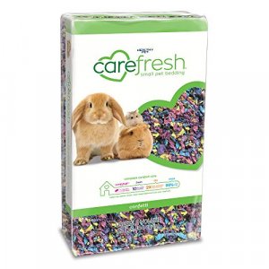 carefresh 99% Dust-Free Confetti Natural Paper Small Pet Bedding with Odor Control, 23 L
