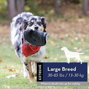 KONG - Extreme Flyer - Durable Rubber, Soft Flying Disc for Fetch and Retrieve, Black - Large Dogs