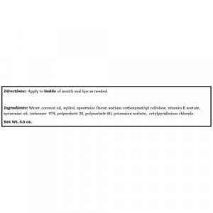 Toothette Oral Care Mouth Moisturizer with Vitamin E and Coconut Oil - QTY 1 tube (0.5 oz)