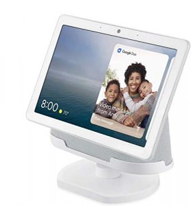 Wasserstein [Official Made for Google] Adjustable Stand Compatible with Google Nest Hub Max - Perfect Companion for Your Nest Hub Max (Chalk)
