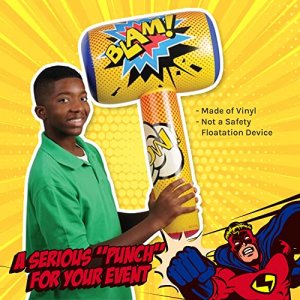 U. S. Toy IN407 Superhero Bopper Inflate, 30