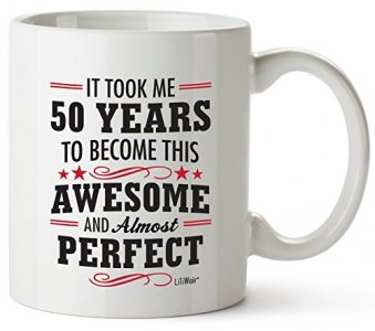 50th Birthday Gifts For Women Fifty Years Old Men Gift Mug Happy Funny 50 Mens Womens Womans Wifes Female Man Best Friend 1973 Male Unique Mugs Ideas