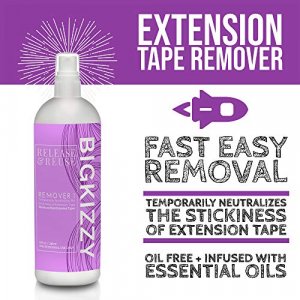 Big Kizzy Remover 1 Tape in Extension Remover, The Fastest & Easiest Tape-In Hair Extensions Adhesive Remover, 8 oz