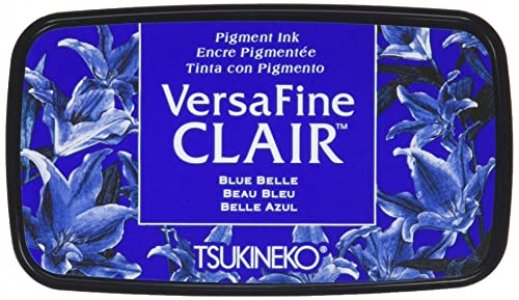 Tsukineko, VersaFine Clair, Full Size Ink Pad, Blue Belle