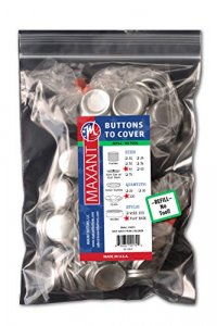 100 Cover Buttons by Maxant - Made in The USA - #45 (1 1/8