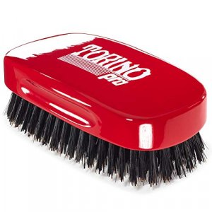 Torino Pro Hard 7 Row Palm Wave Brush By Brush King - #1900 - Hard 360 waves brush - Great for Wolfing - Great for coarse hair wavers - For 360 Waves