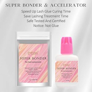 EMEDA Lash Bonder for Eyelash Extensions, Not Glue, Glue Accelerator for Eyelash Extensions, Sealer Adhesive, Speed up Glue Drying Time,Add Glue Elas
