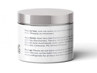 Bum Bliss Intimate Deodorant Balm -(Lavender) Odor Neutralizer for your Bum, Privates & Armpits - No Peroxide, No Rinse, Gentle Leave-In Formula that