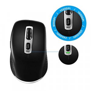 cimetech Type C Wireless Mouse, 2.4G Mouse Wireless USB C Computer Cordless Mice with Type C Receiver Compatible with Notebook, Computer, PC, Laptop,