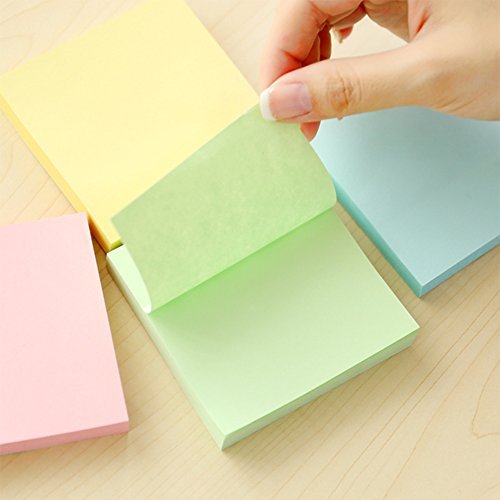 Early Buy Sticky Notes 3x3 Self-Stick Notes 6 Pastel Color 6 Pads