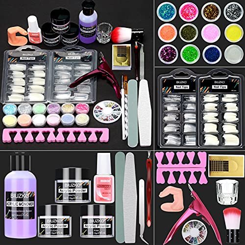 Wubefine Amazon $34.99 Nail Kit Demo-No Drill | Glitter Nails| Diy Acrylic  Nails At Home No Drill - video Dailymotion