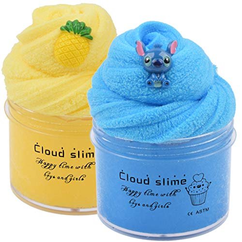 9-pack Scented Cloud Slime Set, Slime Party Putty Toys For Girls And Boys,  Super Soft And Non-sticky