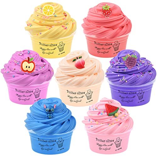 25 Pack Mini Butter Slime Kit,scented Slime For Girls And Boys,party Favor  Gifts,soft And Non-sticky