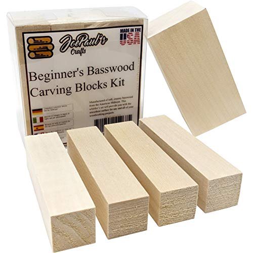 Basswood - Beginner's Premium Carving Blocks Kit - Best Wood