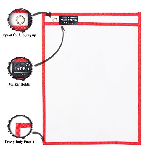 Pack of 30 Dry Erase Pockets with Ring, Size 10X13 Inches, Dry Erase Pocket  Sleeves, Teacher Supplies, Organization for Classroom, Reusable Dry Erase  Sheets Ticket Holder Pockets - Yahoo Shopping