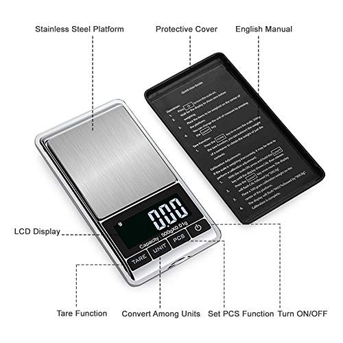 free sample digital gram scale, 0.001oz/0.01g