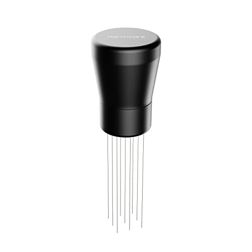 Normcore WDT Distribution Tool V2-9 Prong Espresso Distribution Tool - Needle Espresso Stirrer I 0.3mm Thick Spring Wires - Espresso Coffee Stirrer