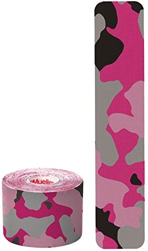 Mueller Sports Medicine Kinesiology Tape I-Strip Roll, Pink Camo