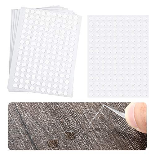 Round Double Sided Adhesive Stickers, Clear Round Double Sided Sticker
