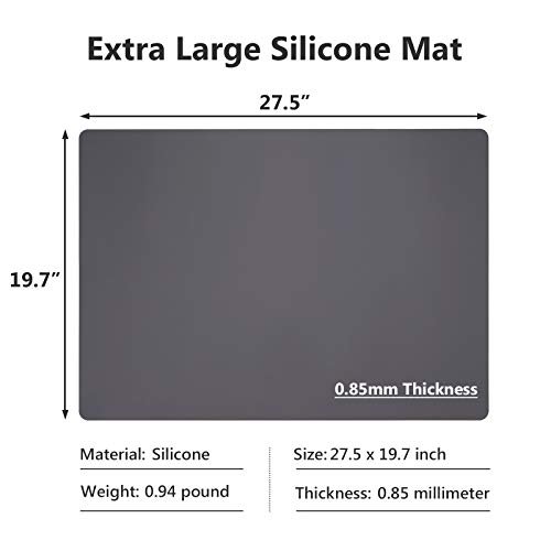  Large Silicone Mat 28 x 20 Multipurpose Mat Thick