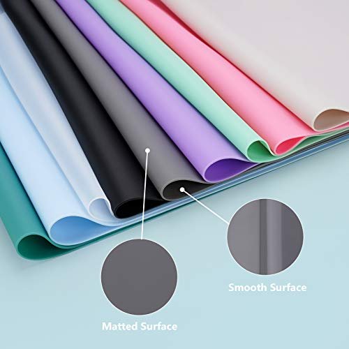 Silicone Mats for Kitchen Counter, Large Silicone Countertop Protector , Nonskid Heat Resistant Desk Saver Pad, Green