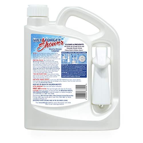 Wet Forget Shower Cleaner Weekly Application Requires No Scrubbing  Bleach-Free Formula Ready to Use 64 Fluid Ounces 2 Pack