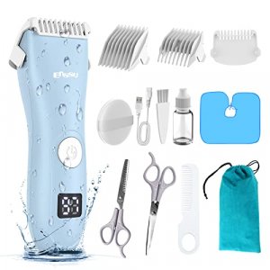Favrison Baby Hair Clippers, Professional Quiet Hair Trimmer for Kids and Toddler, Waterproof & Rechargeable Cordless Hair Cutting Machine for Childr