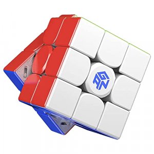 GAN 12 Maglev, 3x3 Frosted Surface Speed Cube, 3x3x3 Gans Magnetic Magic Cube, Puzzle Toy Gift for Kids Adults, 2021 Flagship(Primary Internal), Stic