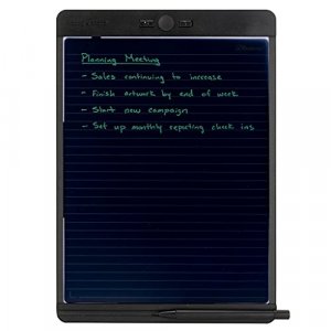 Boogie Board Blackboard Authentic Reusable Notebook with Letter-Size Writing Tablet with Stylus, Instant Erase and Templates (8.5x11)