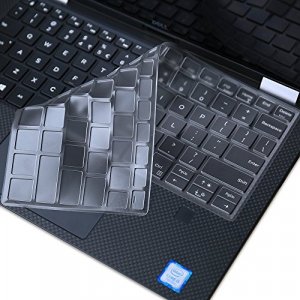 Ultra Thin Clear Keyboard Skin for Dell XPS 13 9380 9370 9365 & DELL XPS 13 7390 Standard(Not for 2-in-1 7390), TPU